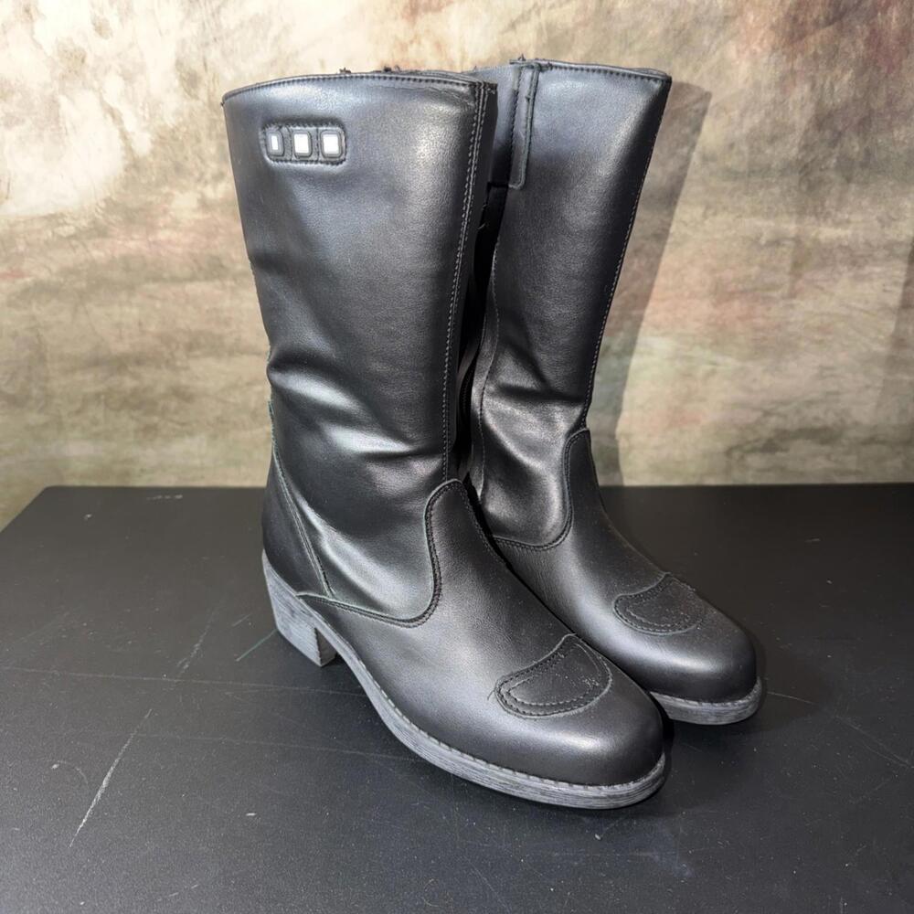 iXS Leather Waterproof Motorcycle Riding Boot Size 7.5